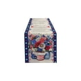 thumbnail image 2 of Patriotic Independence Day Table Runner and Tablecloth Set, Multicolor Linen Decorative Summer Table Linen for Dining, 183 x 33 cm, 2 of 6