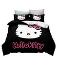 Hello KT cat series crossborder three pieces, Amazon duvet cover