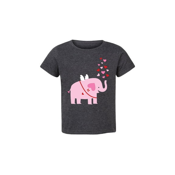 Instant Message - Heart Elephant - TODDLER SHORT SLEEVE TEE