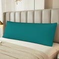 thumbnail image 2 of Bingfone Teal Print Body Pillow Cover Long Pillow Case with Zipper Decorative Bedding Pillowcase 20"x54" Soft Cushion Pillow Case for Bedroom, 2 of 7