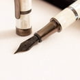thumbnail image 5 of Monteverde Regatta Mother of Pearl Gunmetal Fountain Pen, 5 of 9