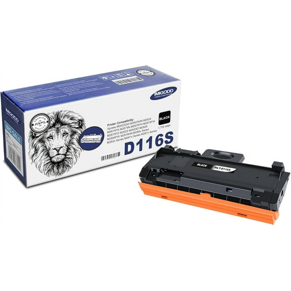 MLT-D116S (SU844A) Black Toner Cartridge (with Chip) Replacement Compatible for Samsung Xpress M2825DW M2825WN M2835 M2675FN M2676N M2676FH M2875FW M2875FD M2625 M2625D M2626 M2885FW M2876HN (1 Pack)