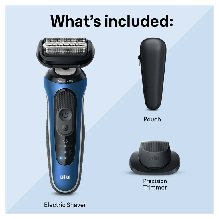 Braun Series 6 6020s Men's Electric Shaver Razor, Wet Dry