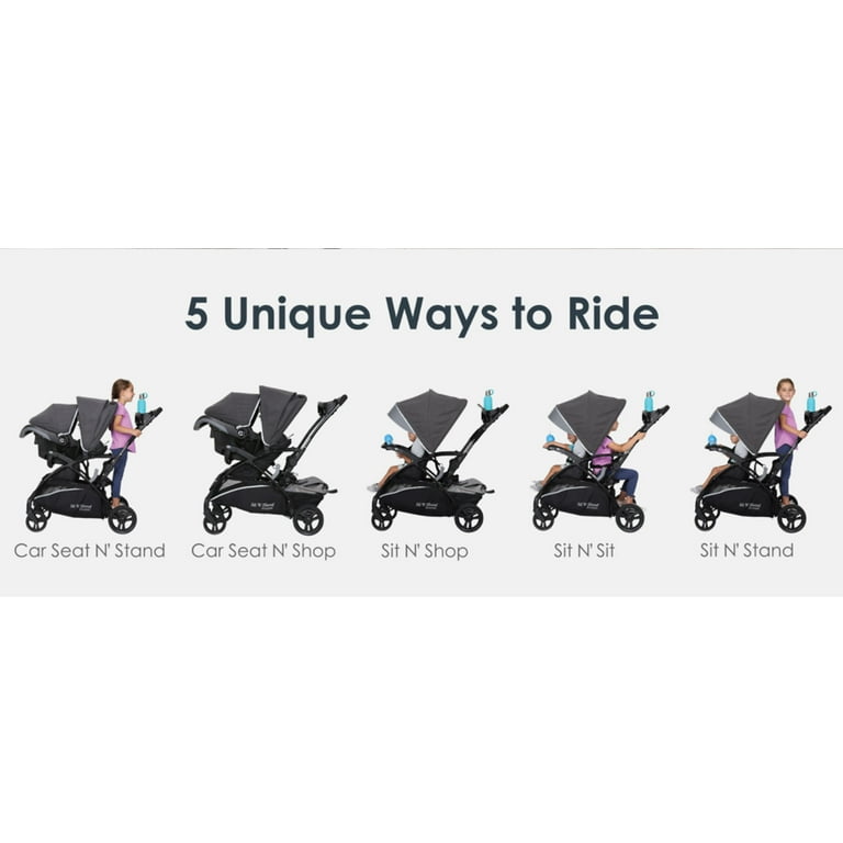 Baby trend sit n stand 5 in 1 store shopper stroller