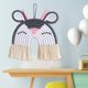 thumbnail image 4 of Decoración de pared de arcoíris con animales de macramé para colgar en la pared, adorno tejido a mano para habitación Ciervo gris, 4 of 8