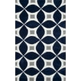 thumbnail image 2 of nuLOOM Tapis Disco Moderne Fait Main, 2 x 3, Marine, 2 of 2