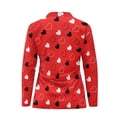 thumbnail image 3 of Uorisanigo Valentine's Day Heart Womens Long Sleeve Golf Shirt Soft Comfortable Moisture Wicking Casual Tennis Activewear Washable Tennis Tops for Workout Sports, 3 of 7