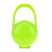 Eleanos 2Pcs Baby Plastic Soother Container Holder Pacifier Dummy Box Storage Case