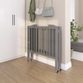 thumbnail image 7 of Dream On Me 2-in-1 Folding Portable Mini Crib in Storm Grey, Mattress Pad Included, Easy to Fold and Store Baby Crib, Two Adjustable Mattress Height positions Convertible Crib, 7 of 7