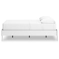 thumbnail image 4 of Benjara BM327913 Kally Full Size Platform Bed - Matte White Wood - Low Profile Tapered Legs, 4 of 5