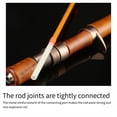thumbnail image 6 of Ultralight Fishing Rod Carbon Fiber Lure Pole Bait 1.5-9G Line Wood Handle Fast Trout Fishing Rods Rod,1 x fishing rod set,Wood Color & Black, 6 of 9