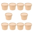 thumbnail image 3 of GOOHOCHY 10 juegos de vasos desechables de papel para helado, postres y pudines., 3 of 8