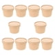 thumbnail image 3 of GOOHOCHY 10 juegos de vasos desechables de papel para helado, postres y pudines., 3 of 8
