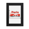 thumbnail image 1 of Paris City Outline Coordinate Axis Desktop Photo Frame Picture Display Art Painting Exhibit, 1 of 3