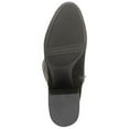 thumbnail image 4 of BAR III Womens Black Zipper Padded Gabrie Round Toe Block Heel Heeled Boots 5 M, 4 of 4