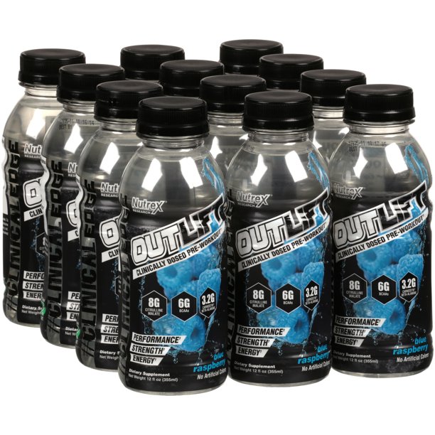 Nutrex Research Outlift Pre Workout Drink, Blue Raspberry Nutrex Research Outlift Pre Workout Drink, Blue Raspberry