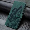 thumbnail image 2 of Dteck Wallet Case for Samsung Galaxy S24, Women Butterfly Embossed PU Leather Stand Card Slots Wrist Strap Flip Folio Cover for Samsung Galaxy S24,Green, 2 of 6