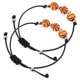 thumbnail image 5 of KAKOWELY 2 pulseras de baloncesto con cuentas para hombre y mujer, ideales para actividades al aire libre, gimnasios y eventos deportivos., 5 of 5