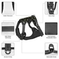 thumbnail image 4 of No Pull Dog Harness For Large Dogs Easy Walk Dog Vest Adjustable Collars Harnesses & Leashes Set Breathable Oxford Outdoor Walking Safety Reflective Strip Gold Paw Print, 4 of 9
