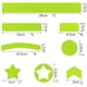 thumbnail image 2 of 42 piezas Adhesivo reflectante para casco de bicicleta, Cinta reflectante autoadhesiva para bicicleta, Adhesivos reflectantes para bicicletas, Adhesivo reflectante para bicicleta para scooter, Cascos, 2 of 5