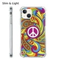 thumbnail image 4 of Peace Love Case Compatible with iPhone 13,Aesthetic Art Design TPU Bumper Bumper Cover Case, 4 of 6