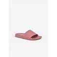 thumbnail image 1 of Chanclas Calvin Klein Mujer Rosa Slide Sandalia Casual Cómoda, 1 of 4