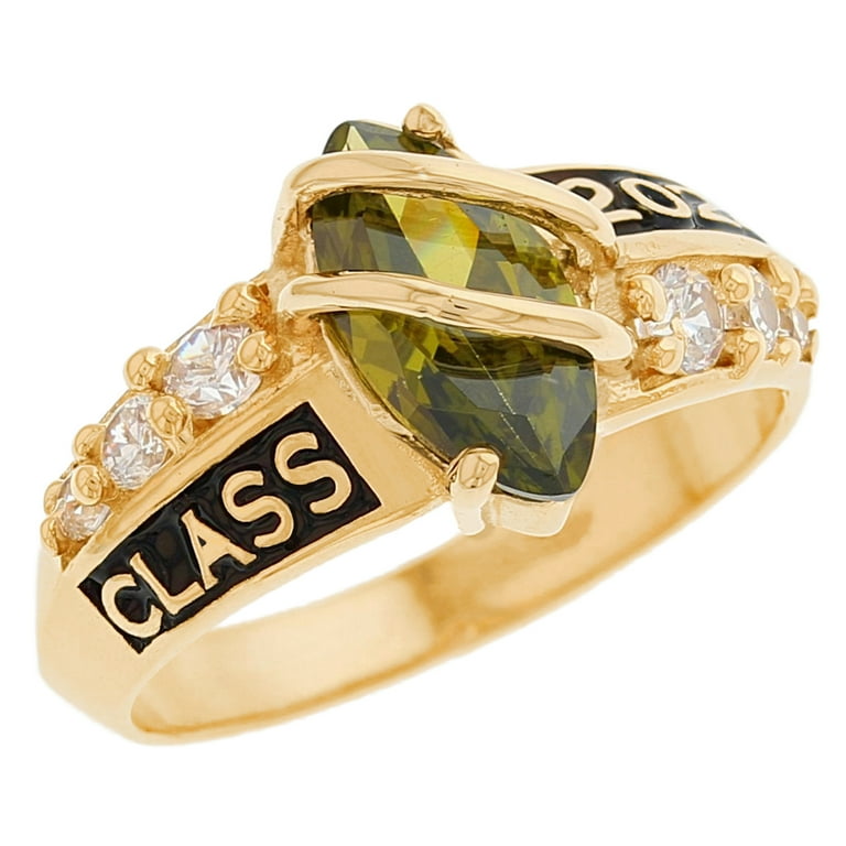 Peridot class ring discount