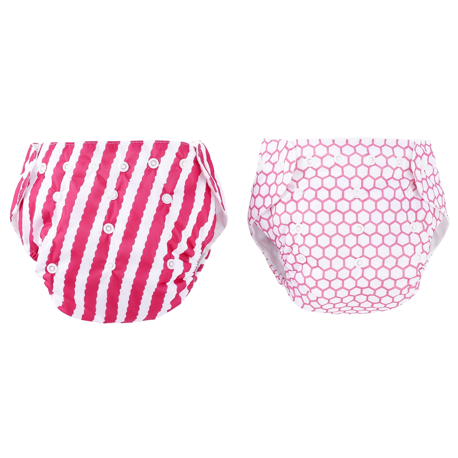 Piu Dino Baby Pool Diaper (Kit w/ 2 units) - Magenta