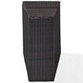 thumbnail image 4 of Crosley Catalina Wicker Patio Arm End Table in Brown, 4 of 6
