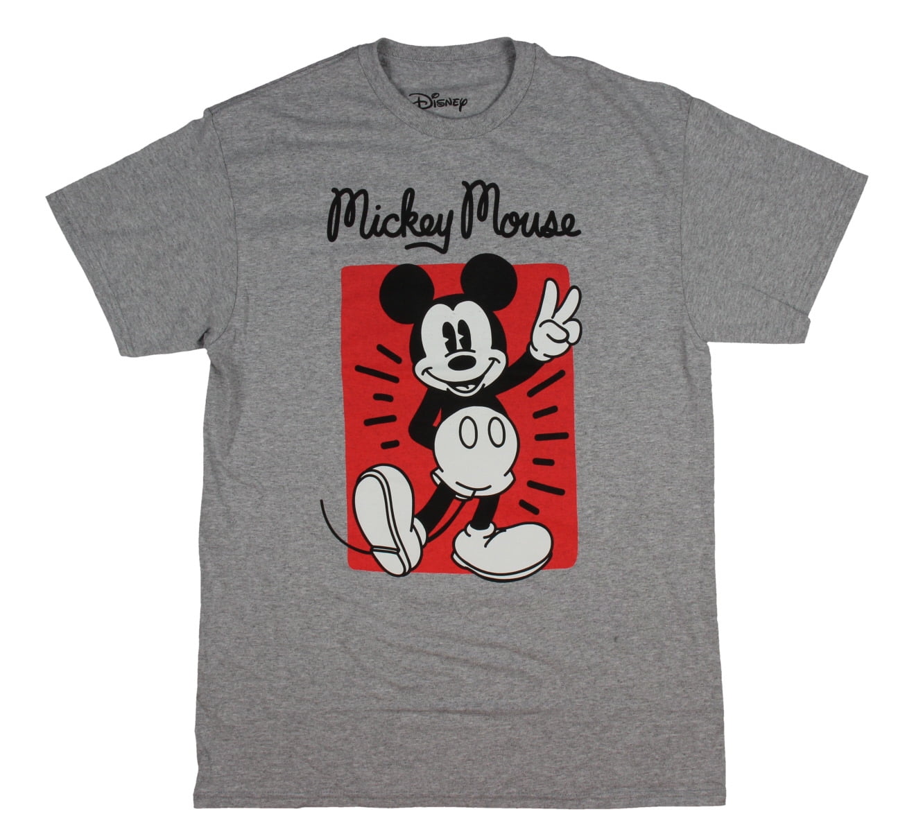 Disney Mickey Mouse Classic Pose Peace Sign Men S T Shirt Medium Walmart Com Disney Mickey Mouse Classic Pose Peace Sign Men S T Shirt Medium Walmart Com