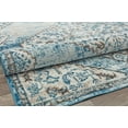 thumbnail image 4 of Freida FY65A Powder Blue Vintage Farmhouse Blue Area Rug, 2'6"x8', 4 of 5