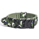 thumbnail image 1 of Collar de perro militar para perros medianos grandes, collares de nailon ajustables con asa, 1 of 6