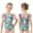 Multicolor, variant on uublik Summer One Piece Swimsuit for Girls Ice Cream Printed Swimsuit Swimwear Hat, Sizes 18M-6T