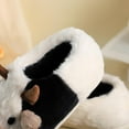 thumbnail image 7 of Cow cotton slippers winter fashion girls anti-slip household couple slippers Home cotton slippers plush thickened warm cotton slippers, 7 of 7