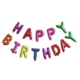 thumbnail image 1 of Banner 16 pulgadas Mylar Letters Banner Material ecológico reutilizable para decoraciones de cumpleaños y suminist Estilo3 BLESIY Globos de feliz cumpleaños, 1 of 6
