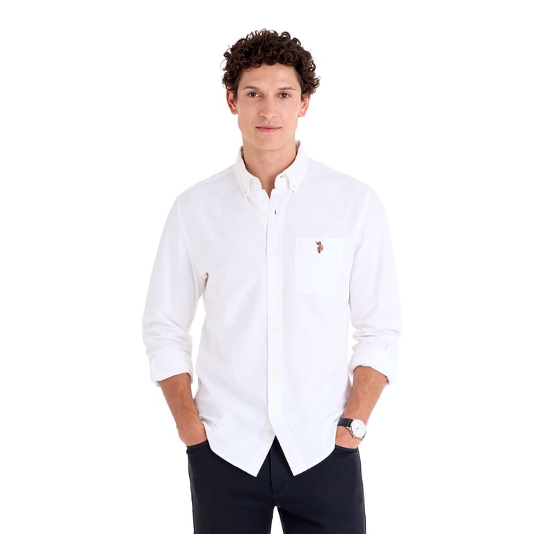 U.S. Polo Assn. Men's Long Sleeve Oxford Shirt photo 1