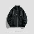 thumbnail image 5 of Maoxin Men Jacket Men's Stitching Drawstring Hooded Slim Fashion Jacket Coat Outwear Jacket Coats , Black , 4XL, 5 of 6