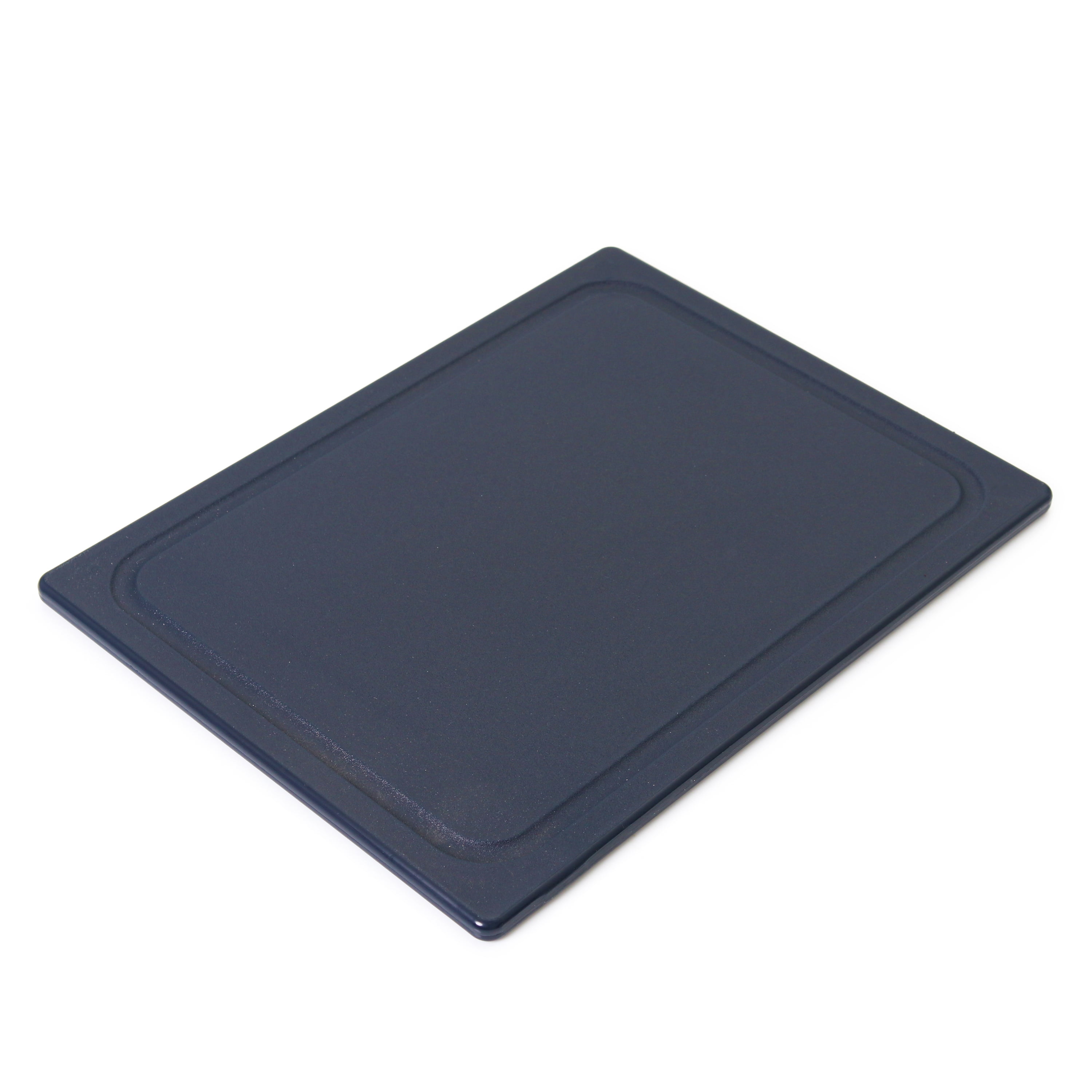 Dexas 10 x 13 Poly Cutting Board with Juice Well in Indigo
