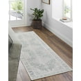 thumbnail image 4 of Hauteloom Yanis Living Room, Bedroom Machine Washable Area Rug - Traditional - Medium Green, Cream, Olive - 18" x 18" Sample, 4 of 9