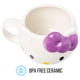 thumbnail image 3 of Taza Silver Buffalo Sanrio Hello Kitty de cerámica, 600 ml, con lazo morado, 3 of 4