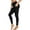 Black, variant on Sociala Women's Swim Pants With Pockets UPF 50+ Long Surfing Swim Legging