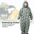 thumbnail image 1 of Double Zippers Bee Suit Beekeeping Protective Clothes with Gloves for Beekeeper, 1 of 7