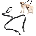 thumbnail image 1 of Double Dog Leash, Reflective Dual Dog Leash High Elasticity Shock Absorbing  for Walking for Large Breed Dog, 1 of 7