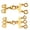 Gold B, variant on Necklace Layering Clasps 14K Gold Plated Necklace Separator for Layering,Necklace Connectors for Multiple Necklaces