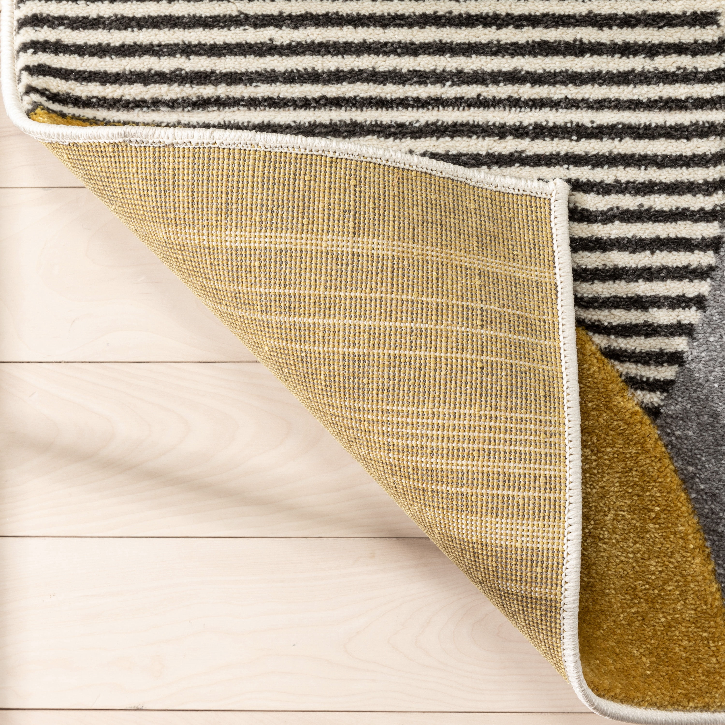 Well Woven Astrid Geometric Area Rug, 7.83' x 9.83', Dramatic High-Low Pattern, Easily Matchable Color Palette, Wood Floor Safe Backing