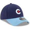 thumbnail image 3 of Men's New Era Navy/Light Blue Chicago Cubs 2021 City Connect 39THIRTY Flex Hat, 3 of 5
