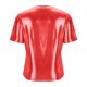 thumbnail image 5 of Tops de Cuello Redondo para las Mujeres de Moda Primavera Verano Manga Corta Base Blusa, Poliéster Suave Fresco Uso Diario, 5 of 6