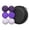 A, variant on Dwellin Silicone Fidgets Balls 6 Pack Stress Relieving Sensory Toys Gifts for Adults Teenagers Tabletop Desk Silent Tool for Anxiety Reliefs(Purple)