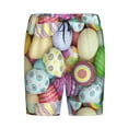 thumbnail image 3 of Picia Colorful Easter Eggs Pajama Shorts for Men, Men's Pajama Bottoms, Sleepwear,Short Pajama Pants-X-Large, 3 of 9
