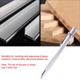 thumbnail image 2 of Glass Ceramic Marker Metal Alloy Marking Pen Pen Metal Portable Tile Lining Engraving Pen for Working, Silver, 2 of 8
